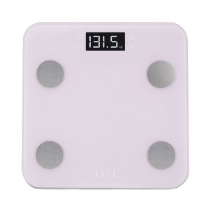 Elle Digital Bathroom Scale - Glitter Purple - 1 of 4