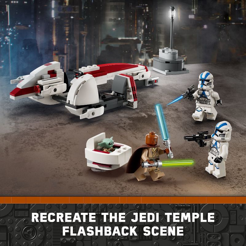 LEGO Star Wars BARC Speeder Escape Mandalorian Toy 75378, 6 of 8