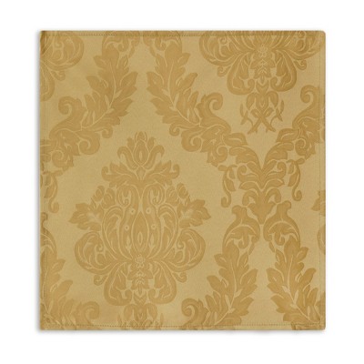 Barcelona Gold Jacquard Damask Stain Resistant Napkin Set of 4