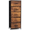 Crestlive Products Vertical Dresser for Bedroom Storage Tower With Steel Frame Wood Top Easy Pull Fabric Bins - 2 of 4