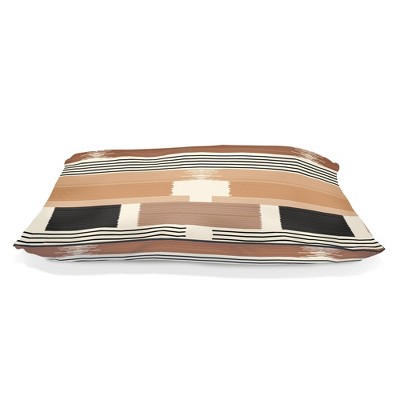 PetShop by Fringe Studio Textile Lines Pillow with Poly Fill Dog Bed - L