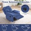 PAGED Compact Swivel Rocker Recliner for Small Spaces, 330lbs Capacity, 5-Min Tool-Free Assembly,3-Position Recline & 360° Swivel - 3 of 4