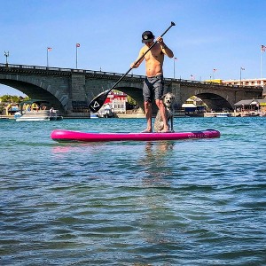 VOLTSURF - 11' All-Around - iSUP Inflatable Paddle Board Kit- w/Upgraded Wheel Carrying Backpack -(6 Inch Thick) - 1 of 4