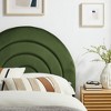 Modway Solana Arched Performance Velvet Twin Headboard by Modway - VERSATILE TWIN SIZE HEADBOARD - Whether used in a kids' room, dorm, or guest bedroo - 4 of 4