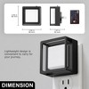 DORESshop Purple Night Lights Dusk to Dawn Sensor, Adjustable Brightness for Bedroom, Bathroom, Hallway, Halloween, Party(2-Pack) - 3 of 4