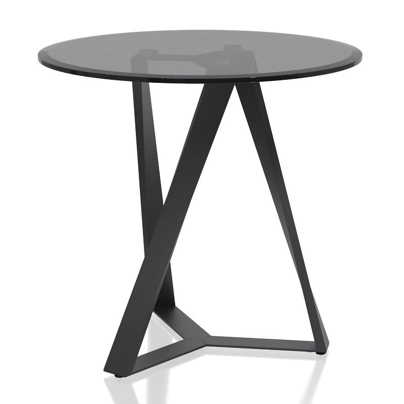 Borrego Round End Table Texture Black/Gray - miBasics, 4 of 7