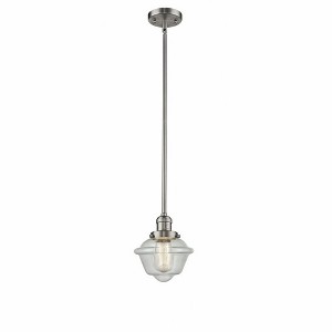 Oxford - 1 Light Stem Hung Mini Pendant In Traditional Style-8 Inches Tall and 7.5 Inches Wide - 1 of 1