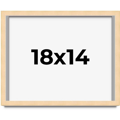 PosterPalooza | 18x14 Wood Frame with UV Acrylic, 6 Finishes: Black, White, Bronze, Silver, Wood, Mahogany
