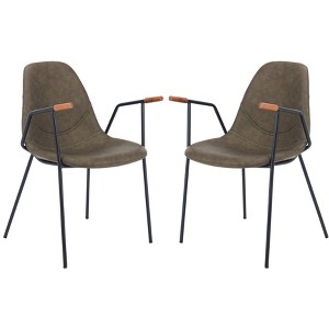 Tanner Mid-Century Dining Chair (Set of 2) - DCH3001 - Safavieh - 1 of 4