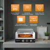 Equator ELECTRIC PIZZA OVEN Multi Program w/ Baking Stone Countertop 0.5cf 110V - 4 of 4