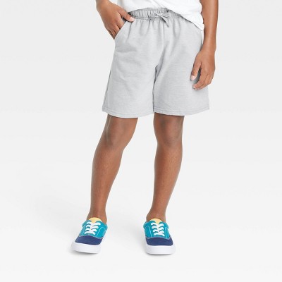 Boys' Pull-On 'At the Knee' Knit Shorts - Cat & Jack™ Light Gray XS