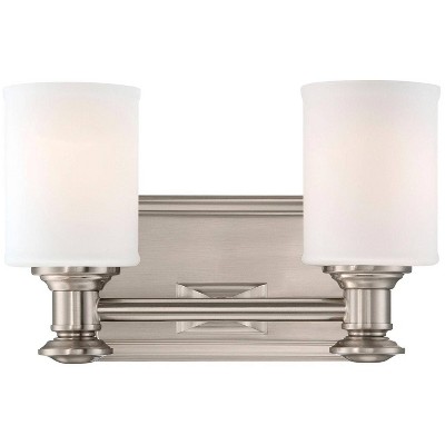 Minka Lavery Minka Harbour Point 11 1/4" Brushed Nickel 2-Light Wall Sconce