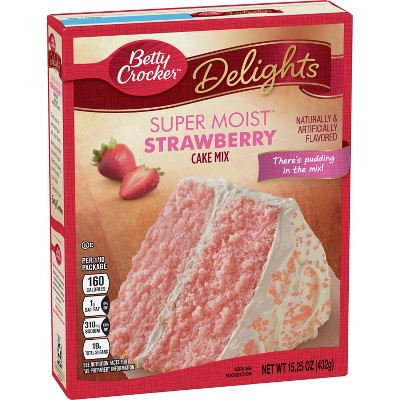 Betty Crocker Super Moist Strawberry Cake Mix - 15.25oz
