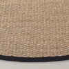 Natural Fiber Twill Plain Seagrass NF111 Indoor Rugs - Safavieh - 3 of 4