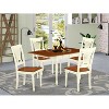 5-Piece Buttermilk and Cherry Solid Wood Top - Dining Room Set  (Seats 4) - 2 of 4