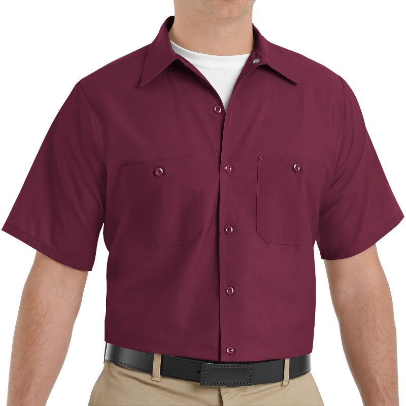 Red Kap Men's Short Sleeve Industrial Work Shirt, 3 of 5