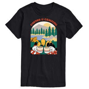 Men's - Disney - Coffee and Camping Short Sleeve Graphic T-Shirt - 1 of 4