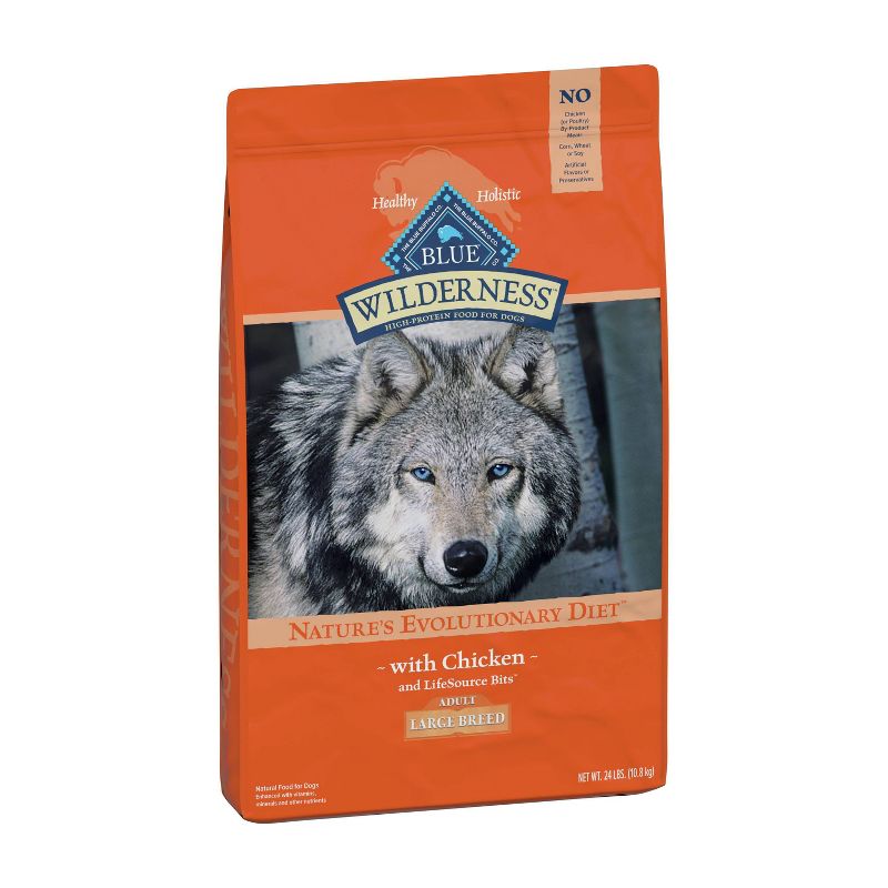 Blue Buffalo Wilderness High Protein Natural Adult Large Breed Dry Dog Food with Chicken, 6 of 11