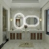pmir Super Bright 192 LEDs/m LED Lighted Anti-Fog Tempered Glass Irregular Bathroom/Vanity Mirror with ETL & 3-Year Warranty - 4 of 4