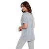 Women's Braided Short Sleeve Tunic - ANGEL - 3 of 4