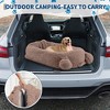 COZONY Large Dog Bed 71"x 45"x 12" – Washable Pet Bed with Faux Fur Bolster, Removable Cover, Calming Plush Cat & Puppy Bed with Non-Slip Bottom - 3 of 4
