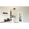 Quoizel Lighting Manzel 3 - Light Flush Mount in  Matte Black - 2 of 4