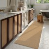 Lahome Boho Area Rug Machine Wasbable Rugs for Kitchen Non Skid Low Pile Braided Cotton Farmhouse Entryway Rugs Indoor Throw Rug Door Mats - 2 of 4