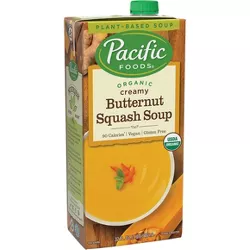 Pacific Foods Organic Gluten Free Vegan Creamy Butternut Squash Soup - 32oz