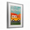Stupell Industries Vintage Fall Favorite Destination Framed Print Under Glass - 2 of 4