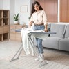 Costway 47" x 15" Iron Board with Removable Silver-coated Cover & Heavy-duty Steel Frame - 3 of 4