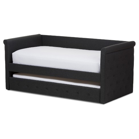 Twin Alena Modern And Contemporary Fabric Daybed With Trundle