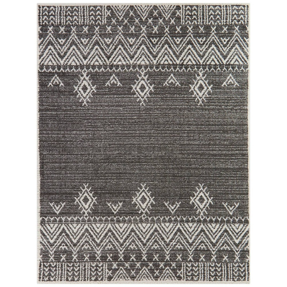 Photos - Area Rug 5'3"x7' Ardennes Southwestern Moroccan Rug Gray - Balta Rugs