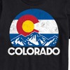 Men's - Instant Message - Retro Colorado Flag Mountains Short Sleeve Graphic T-Shirt - 2 of 4