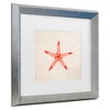 Trademark Fine Art - Emel Tunaboylu  Sea Star Matted Framed Art - 3 of 4