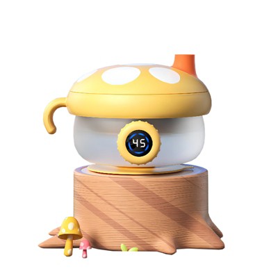 AOSTIRMOTOR Baby Food Bowl Training Eating Tableware Baby Food Warmer Bowl Baby Stainless Steel Bowl with Lid
