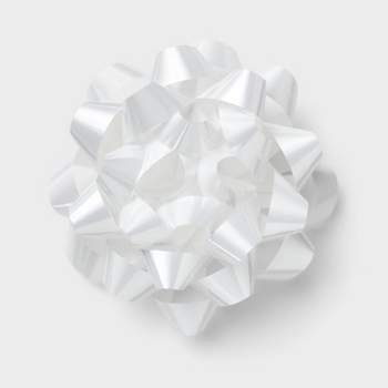 6 Large White Gift Bow - Spritz™ : Target