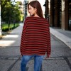 Anna-Kaci Women's Striped Boatneck Sweater with Relaxed Fit - 3 of 3