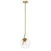 Elegant Lighting Ryland 1 light Chrome  and Clear glass pendant - 2 of 4