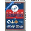 Trends International MLB Los Angeles Dodgers - Champions 24 Framed Wall Poster Prints - 3 of 4
