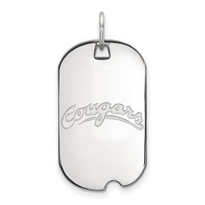 Black Bow Jewelry 14k White Gold Washington State Cougars NCAA Pendant - 1 of 3
