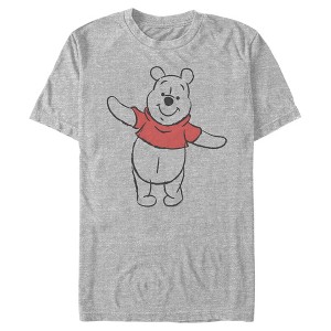 Men's Winnie the Pooh Sketch T-Shirt - 1 of 4