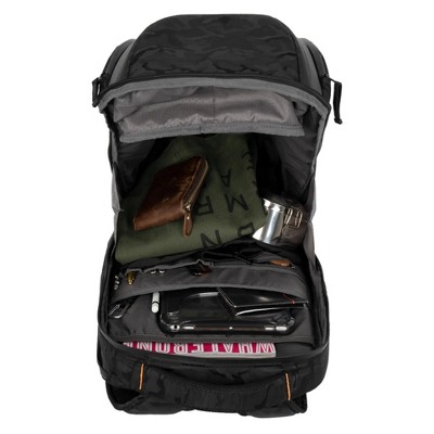 UAG 24-Liter Backpack, 16 inch Laptop Padded Compartment, Clamshell Body, Molded Padding, Weather Resistant - Black Midnight Camo — фото 2