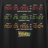 Back to the Future Clock Times Women’s Black Crop Tee- - image 4 of 4