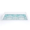 Emanuela Carratoni Teal Ikat Acrylic Tray - Deny Designs - 2 of 4