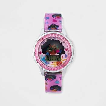 Girls' Disney Encanto LCD Watch - Pink