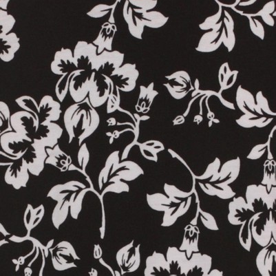 black - fancy floral