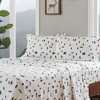 Sapphtopaz Bedding Set, Cotton Flannel Brushed on Both Sides Bedding Set 1 Fitted Sheet, 1 Flat Sheet, and Pillowcases, Machine Washable - 4 of 4