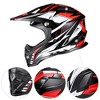 AHR H-VEN12/ H-VEN20 Offroad Full Face Motorcycle Helmet Motocross Dirt ATV DOT S/M/L/XL/XXL - 3 of 4