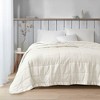 JUJABU 90"x96" Oversized Down Alternative Blanket with Satin Trim – Hypoallergenic, Moisture-Wicking - 3 of 4