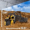 Tonka Steel Classics - Bulldozer - Made with Steel & Sturdy Plastic, Yellow Friction Powered Toy Construction Truck - 3 of 4